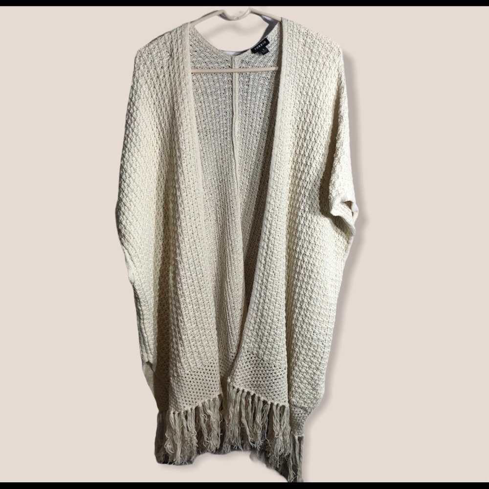 Torrid Size 3 Cotton Blend Fringed Vest